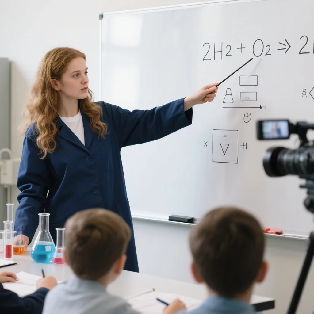 Online teaching session