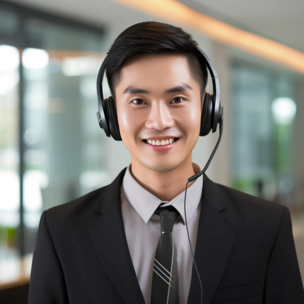 Thai customer service representative